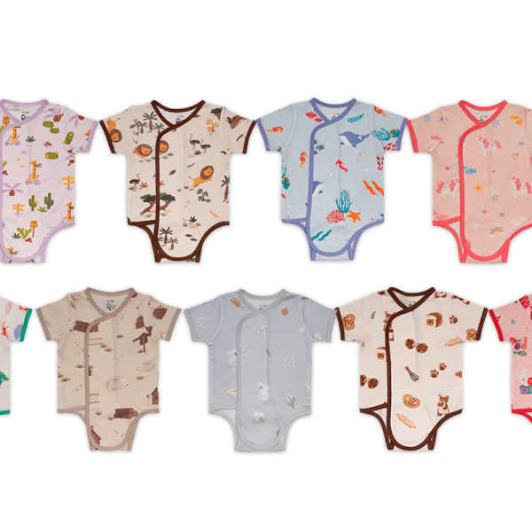 Body Suit for Baby - 9 Patterns Selection (0-3 / 3-6 Months)